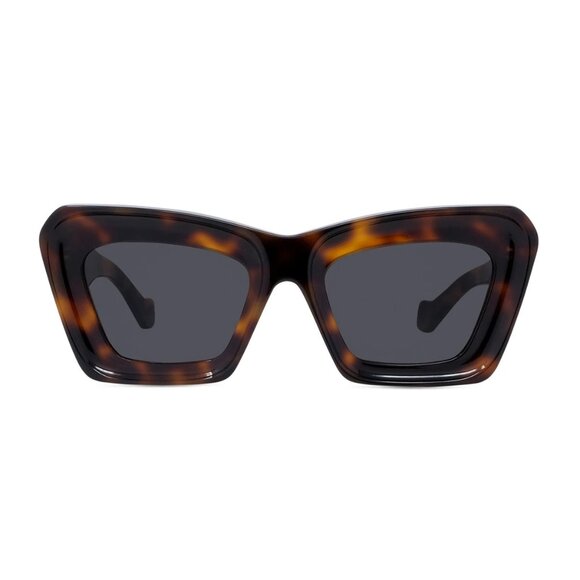 NEW LOEWE SUNGLASSES WOMEN HAVANA BWOWN CAT EYE EYEWEAR LOEWE LW40145I 52A